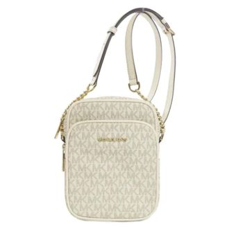 Michael Kors Pre-owned Cross Body Bags, female, White, Size: ONE SIZE Pre-owned Plastic shoulder-bags
