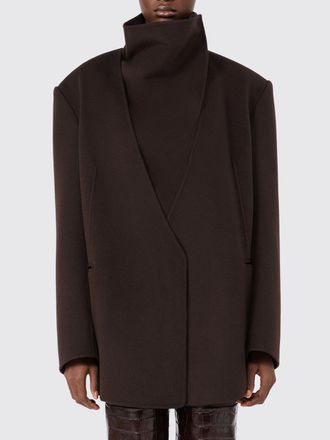 Sportmax Asymmetrical Double-Breasted Wool Blazer with an Oversized Fit