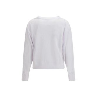Isabel Marant Womens White Linen Sweatshirt Clothing