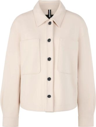 Marc Cain Weiche Hemdblusenjacke - Dames - Zomerjassen - Beige - M - Jassen