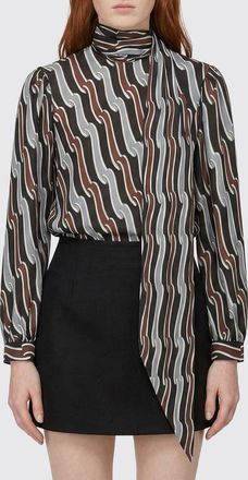 Gucci Camicia Gucci in seta con stampa grafica