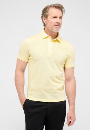 Eterna Poloshirt ETERNA REGULAR FIT, Herren, Gr. L, gelb, Jersey, 100% Baumwolle, normal, Shirts Poloshirt