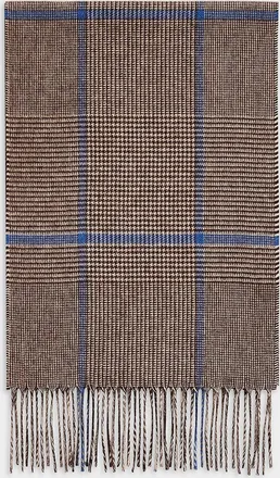 PIACENZA 1733 Men & apos;s Illinois Silk and Cashmere Houndstooth Scarf