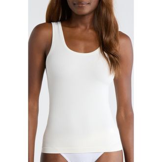 Nordstrom Seamless Layering Tank in Ivory Egret at Nordstrom, Size X-Small