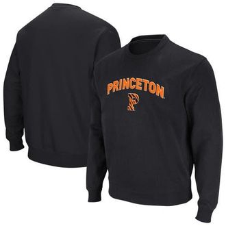 Colosseum Mens Colosseum Black Princeton Tigers Arch & Logo Tackle Twill Pullover Sweatshirt at Nordstrom, Size Xxx-Large