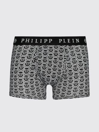 Philipp Plein Boxer in cotone stretch con logo