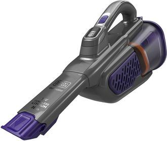 Black+Decker Black&decker - Bhhv520bfp Aspiradora De Mano Negro, Violeta Sin Bolsa