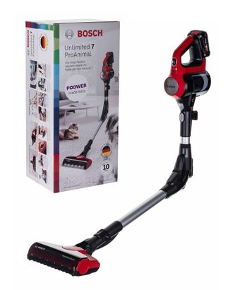 Bosch Aspiradora Vertical Sin Cable 2 En 1 Proanimal Unlimited 7 Bbs711anm