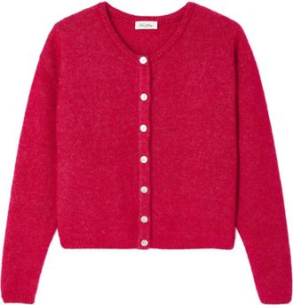 American Vintage Cardigan Vitow con bottoni - Rosa