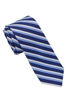 Ben Sherman Diagonal Stripe Tie in Navy Light Blue at Nordstrom Rack, Size Regular