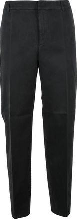 Dondup James Straight Broeken - Heren - Straight fit broeken - Zwart - W33 - Katoen - Broeken