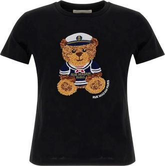 Rue Madam T-Shirt Marvin - - Tops - Donna - Nero - M