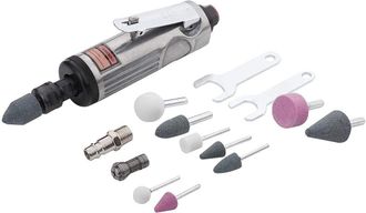 OEM Juegos De Amoladoras Neum&aacute;ticas De 16 Piezas, Mini Amoladora Neum&aacute;tica Para Reparaci&oacute;n De Neum&aacute;ticos Y Otras Aplicaciones, Con Accesorios De 3 Mm Y 6 