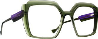 Caroline Abram Philomene Optisch Montuur - unisex - Brillen - Groen - 52 MM - Accessoires