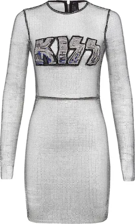 Philipp Plein Short Dress Rock band