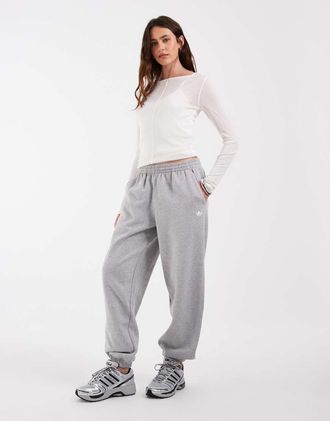 adidas Originals Trefoil Essential - Joggers grigi-Grigio