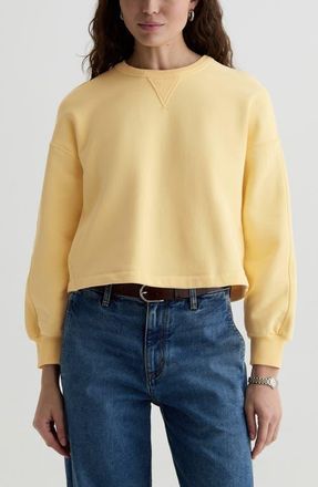 AG - Adriano Goldschmied Roselle Cotton Blend T-Shirt in Sunlight Yellow at Nordstrom, Size X-Small