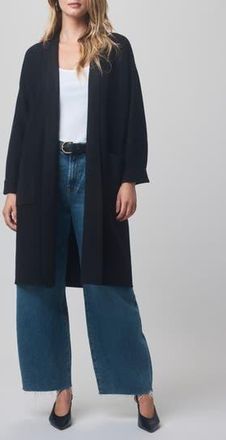 Splendid x @cellajaneblog Sleek Coatigan in Black at Nordstrom Rack, Size Medium