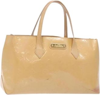 Louis Vuitton Tweedehands leren Louis Vuitton tassen - Dames - Vintage Shopper - Beige - ONE Size - Leer - Vintage