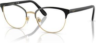 Vogue Eyewear 52mm Oval optical glasses in Black at Nordstrom