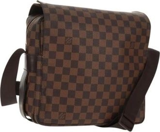 Louis Vuitton Pre-owned Cross Body Bags, female, Brown, Size: ONE SIZE Pre-owned Vintage Canvas Cross Body Bag