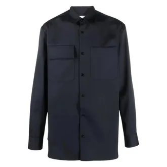Jil Sander W Shirt 02 - male - Jil Sander - Casual Shirts - Blue - M - Shirts