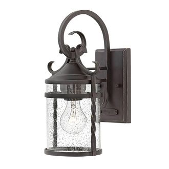 Netlighting Hinkley Casa Outdoor 1 Light Wall Lantern Olde Black IP44