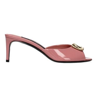 Dolce & Gabbana Schoenen, Dames, Roze, 36 EU, Leer, Sandalen met Stilettohak van Lakleer