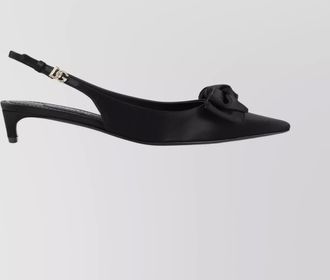 Dolce & Gabbana satin slingback pumps