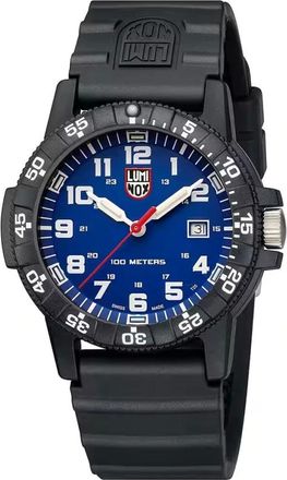 Luminox Leatherback Sea Turtle Giant - Heren - Accessoires - Zwart - Maat: ONE Size Leer