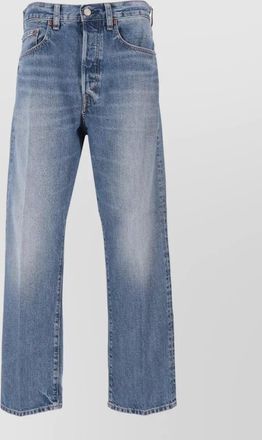 Ralph Lauren relaxed straight cropped ankle trousers belt loops