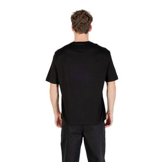 A|X Armani Exchange Logo-Print Cotton T-Shirt - Black