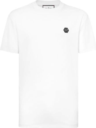 Philipp Plein T-shirt con applicazione logo - Bianco
