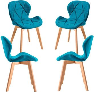 Regalos Miguel Regalos Miguel - Packs Sillas - Pack 4 Sillas Zie Tela - Verde