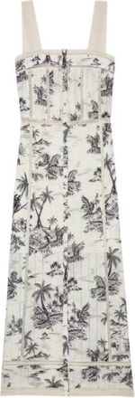 Zadig&Voltaire Kleedjes, Dames, Beige, S, Elegante Jurk