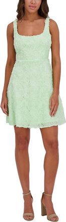 Kensie Soutache Embellished Mini Dress