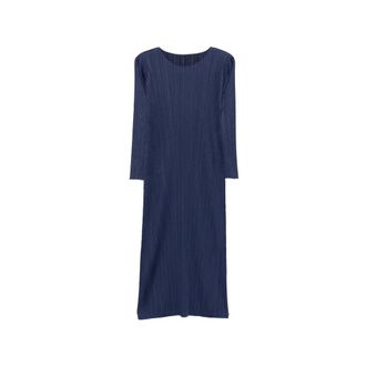 Issey Miyake Pleated Midi Dress
