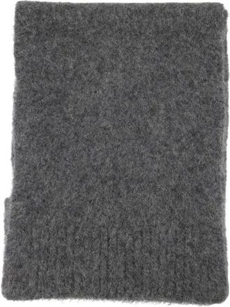 Sams&oslash;e & Sams&oslash;e Grijze Alpaca Wol Sjaal - Dames - Wintersjaals - Grijs - ONE Size - Wol - Accessoires