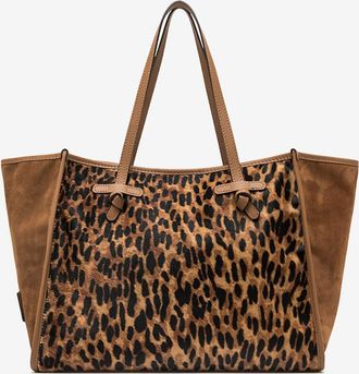 Gianni Chiarini Shopper mit Leopardenprint Marcella