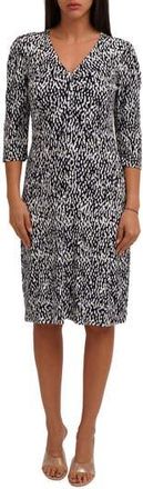 Cyrus Twist Front Rib Print Dress in Kali Print at Nordstrom Rack, Size X-Small