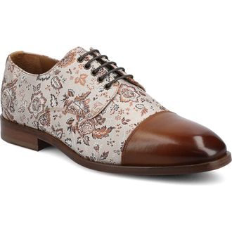 Taft The Jack Oxford Dress Shoe in Light Floral at Nordstrom, Size 10.5