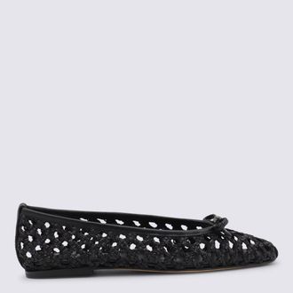 Casadei Black Flats