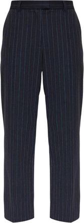 Baum Und Pferdgarten Noemie Broek - Dames - Straight fit broeken - Blauw - L - Katoen - Broeken