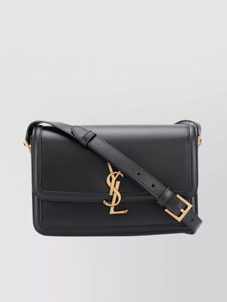 Saint Laurent adjustable strap shoulder bag with gold-tone hardware