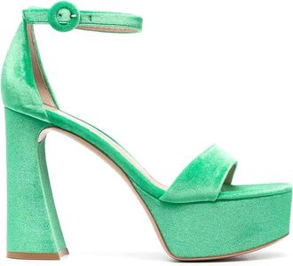 Gianvito Rossi Chenille Sandals