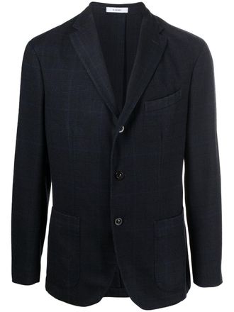 Boglioli Blazer met enkele rij knopen - Blauw