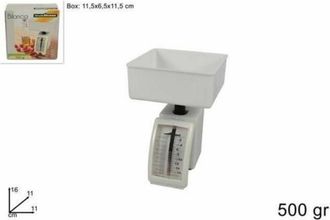 Trade Shop Trade Shop - Bilancia Da Cucina Con Vaschetta Analogica Fino A 500 Grammi Alimenti Cibo