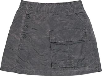 Alpha Industries Skort ALPHA INDUSTRIES Vintage Mini Skirt, Damen, Gr. XS, vintage grau, Obermaterial: 100% Nylon, R&ouml;cke Skort