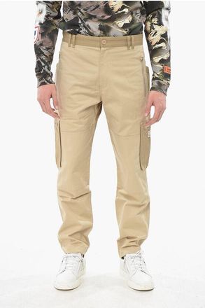 Kenzo Slim-Fit Cargo Pants with Logo Patch size L