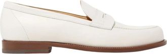 Scarosso Austin Penny Loafer - Heren - Loafers - Wit - 46 EU - Leer - Schoenen